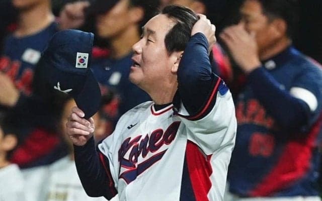 侍Jと熱戦、韓国監督が「信じていた」同点劇　2戦合計23四死球には“事情”も「避けたかった」