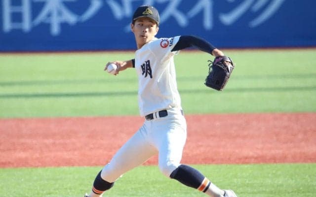 英明の背番号｢4｣が7回途中1失点の好投！ベスト4初進出に貢献【明治神宮大会】