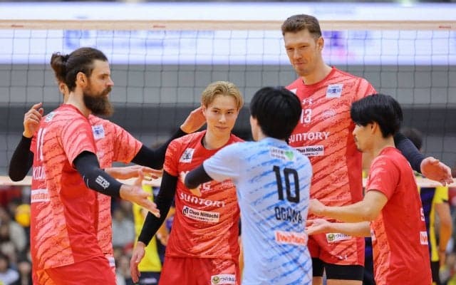 SVリーグ男子　サントリーが7連勝　東レ静岡とVC長野は1勝1敗