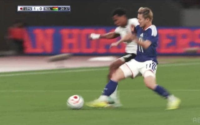 「速さハンパねえ」前田大然、爆速“鬼プレス”発動！超高強度な強奪ディフェンスに「守備強度世界一だろ」「走力どうなってんだよ」