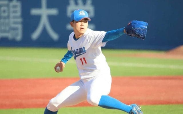 中日ドラフト1位の青山学院大エースが5回まで無安打8奪三振の快投！！【明治神宮大会】
