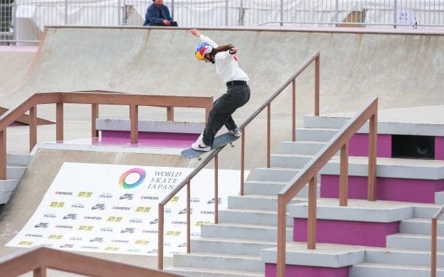 【大会速報】「ワールドスケートジャパン第8回日本スケートボード選手権大会 supported by Murasaki Sports」 女子ストリート決勝 織田夢海が優勝し初の3連覇を達成！