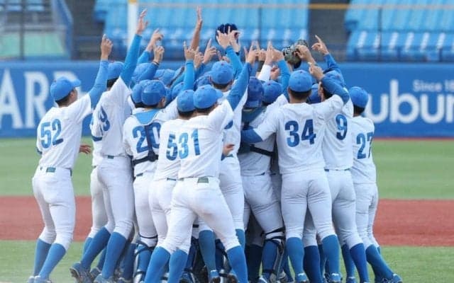 青学大、史上6校目の神宮大会連覇　中日ドラ1中西が9回17K完封…監督は涙