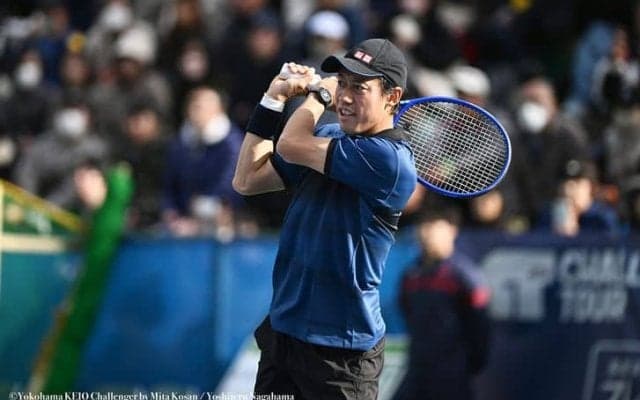 錦織圭 約3か月ぶりの復帰大会はベスト8。「先に3試合できてよかった」と視線は全豪予選へ[横浜慶應チャレンジャー]