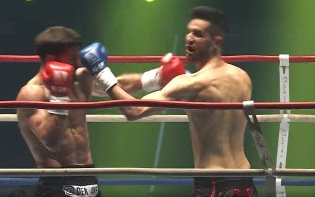 「これは立てない」魔裟斗も衝撃の“足ピン”KO カウンターの左フックで“ぐにゃり”