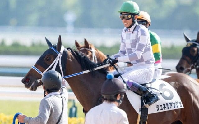【新馬/京都4R】武豊「素直な馬」シュネルアンジュがデビューV