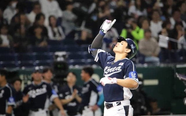 日本相手に2試合連続本塁打を放った韓国の22歳スラッガーが新人王を獲得！今季は22本塁打、打率.334の大ブレイク