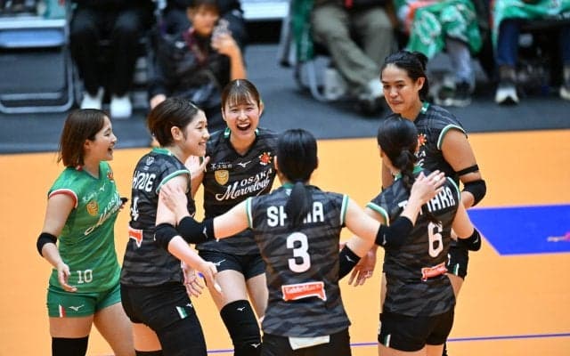SVリーグ女子　大阪MVが連勝　Astemoが連敗をストップ