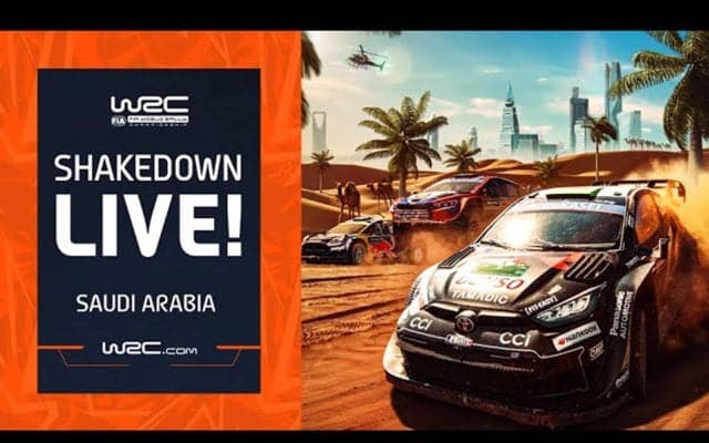 WRCサウジアラビア：WRC公式YouTubeチャンネルのシェイクダウンは11月26日17時スタート