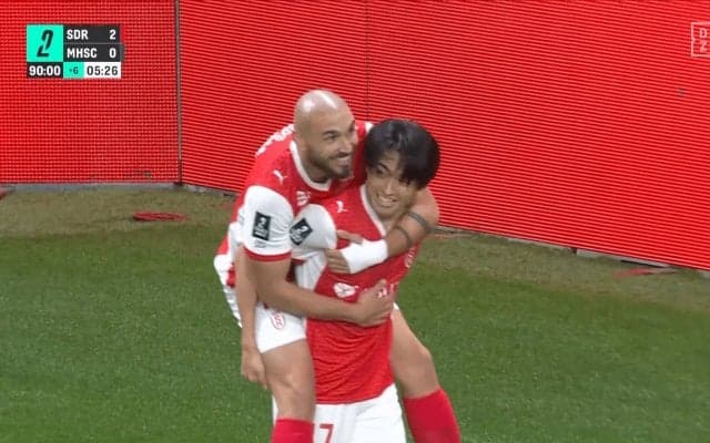 「ランスの象徴だ」中村敬斗の“４人翻弄ゴラッソ”を現地メディア絶賛！「GKは何もできず」「試合を決定づけた」