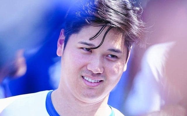 大谷翔平が近づき…X感動「また顔ファン増える」　オフの“変化”「ひょっとして」