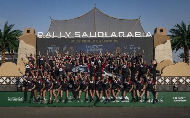 WRCサウジアラビア：トヨタ、3位表彰台のオジエが9度目のチャンピオン獲得