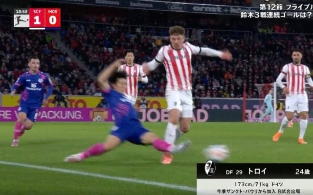 「怖すぎる…」川﨑颯太、危険タックル→相手選手を吹っ飛ばす「エグいな」「ガッツリ削った」場内騒然のプレーにファンはヒヤヒヤ