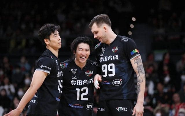 SVリーグ男子　サントリー、大阪B、WD名古屋、STINGS愛知が連勝