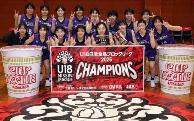 福大附属若葉高校がU18ブロックリーグ全勝優勝…高いオフェンス力を発揮し7試合中3試合で100点ゲーム