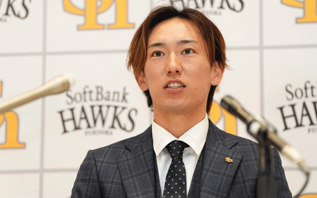 鷹・大津亮介が契約保留「もう少し時間をかけて」　約1時間の交渉…柳町に続き2人目