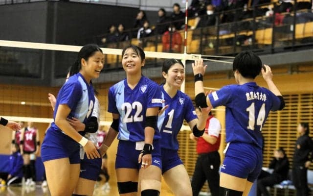 全日本インカレ女子　鹿屋体大が福岡大との九州勢対決を勝ち抜き準決勝へ　東京女体大、筑波大、明海大もベスト4入り