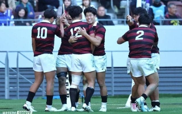 早稲田大学。優勝を懸け101回目の早明戦に挑む。ラグビー関東大学対抗戦