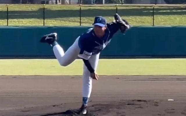 韓国球界から愛された四国IL・徳島の最速154キロ右腕が復帰登板！昨年日本人として13年ぶりに韓国KBOでプレー！