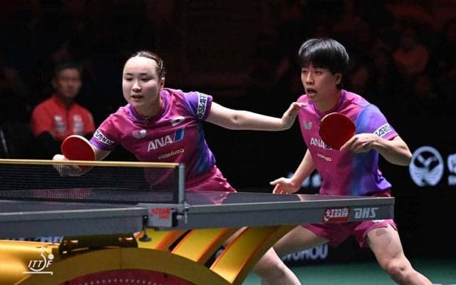 伊藤美誠、篠塚大登がドイツとの準決勝で混合ダブルスに抜擢　17歳・張本美和、18歳・松島輝空がシングルスでエース起用【卓球・ITTF混合団体W杯】