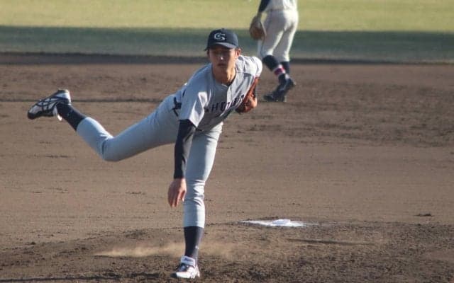 高校時代は3番手投手も最速151キロ右腕へ成長！目指すはリーグ優勝＆大卒プロ入り【大学日本代表強化合宿】