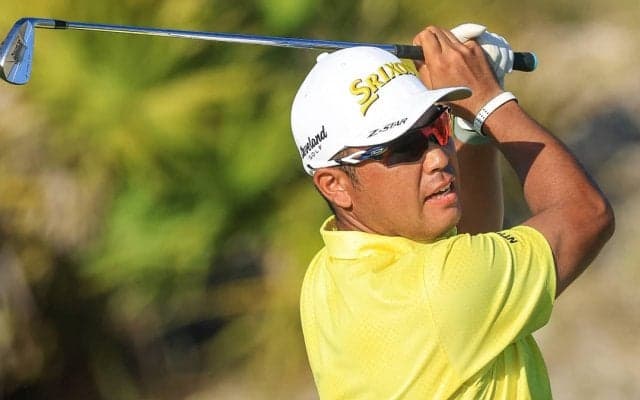 松山英樹がウッズ主催大会V　プレーオフの2打目は「ピンを狙っていこうという強い気持ちで打った」