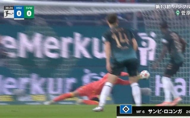 「日本代表に選んで！」ブレーメンGK長田澪が飛んだ…！ 強烈ブレ球→横っ飛び“海老反りセーブ”炸裂「これはエグい」