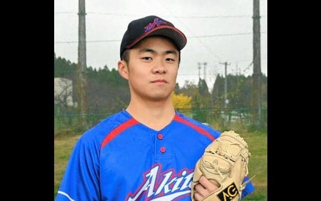 ふくらんだ自分への期待　永井投手、秋田大から独立リーグ群馬へ