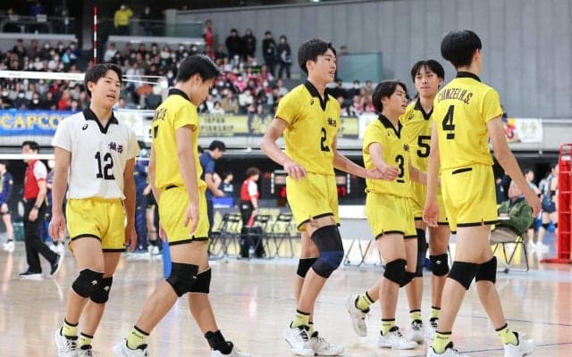 鎮西高、SVリーグ強豪・日鉄堺に敗北も2年生エース・一ノ瀬漣「楽しかった」　春高へ意欲／バレー