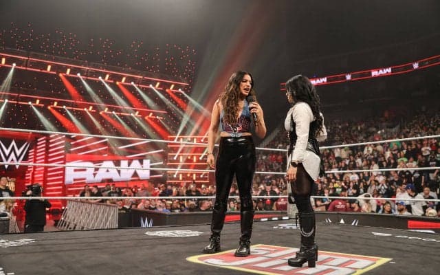 鈍い音が…183センチ“デカ女”レスラー、レジェンド担いでポストへ突っ込む“容赦なし”制裁にファン騒然