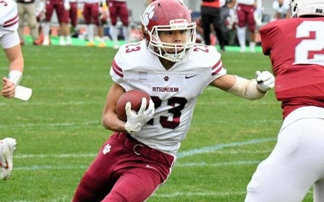 いつも近くにいてくれた先輩と　立命館大のRB蓑部がリベンジ誓う