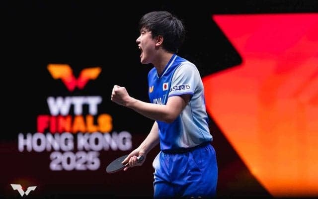 「両巨頭が激突する」張本智和、悲願の初優勝へ前進なるか　好相性の世界2位・林詩棟と準決勝で対戦　大会公式も熱視線【WTTファイナルズ香港】