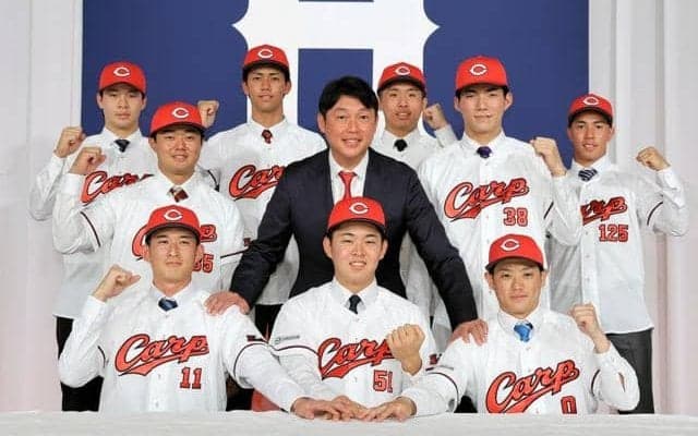 「カープといえば51」背番号引き継ぐドラ1・平川蓮選手ら入団発表