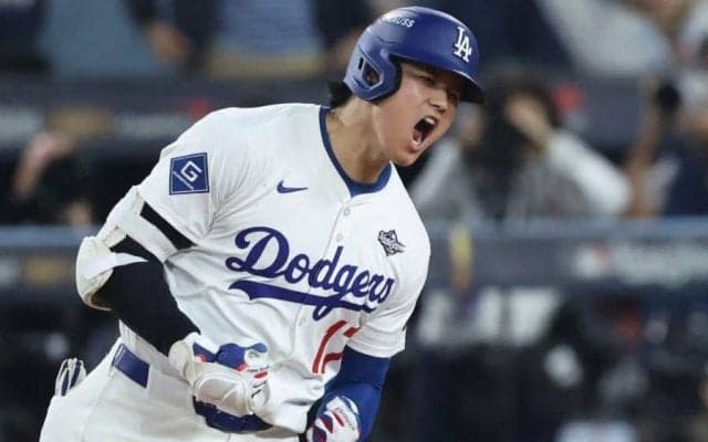 大谷翔平が“米殿堂入り”　中央にドデカ「17」…1年間続く栄誉、米羨望「素晴らしい」