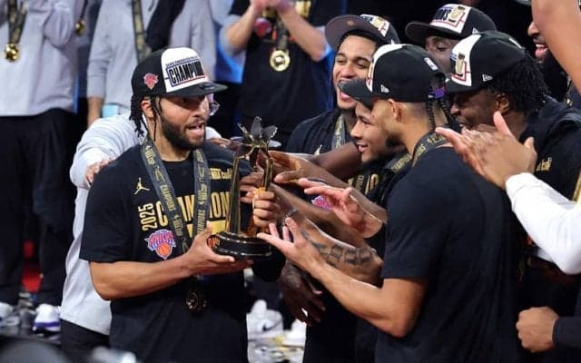 全試合で25得点超え…NBAカップのMVPに輝いたブランソン「自分たちにとって重要な一歩」