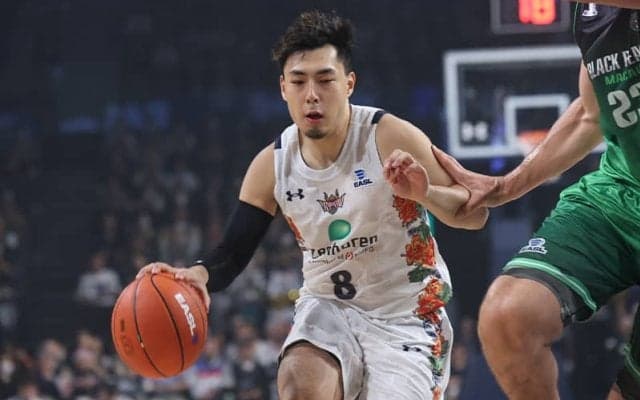 接戦を制した琉球ゴールデンキングスがEASLグループ2勝目…日本人選手3人が2ケタ得点と奮起