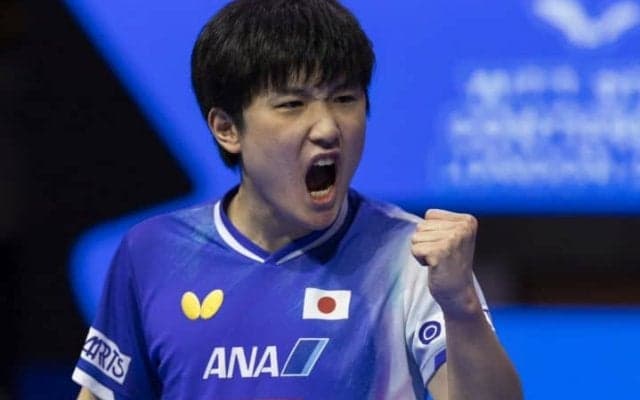 WTTファイナルズ初制覇の張本智和に中国からも賛辞　故障を抱えての偉業達成に「強靭な身体と不屈の意志を示した」