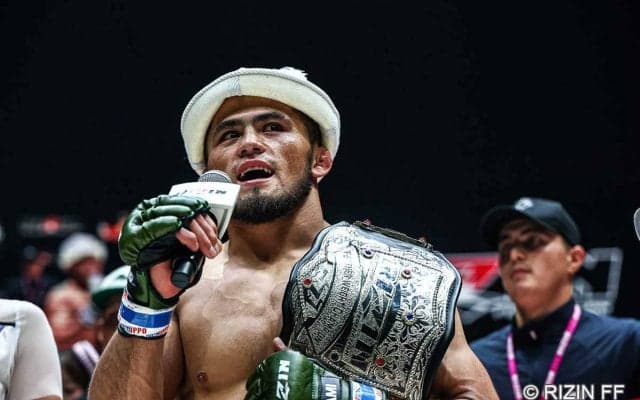 【RIZIN】シェイドゥラエフ、人生初の相撲対決で“140キロ超え”力士を圧倒「70キロでこのパワーはおかしい」　大晦日に対戦する朝倉未来には不敵発言も……