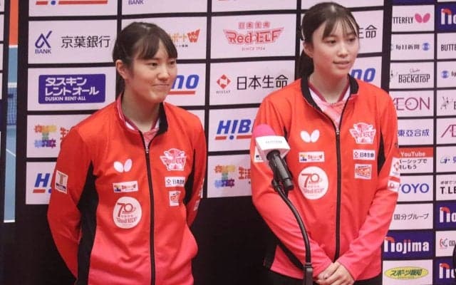 全日本王者が見せた“0－6スタート”からの逆転劇　笹尾明日香「4－0で勝てて良かった」麻生麗名「粘り強くプレーできた」【Tリーグ】