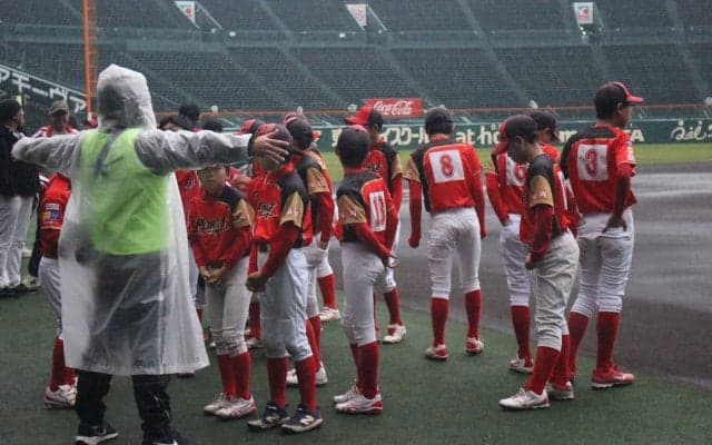 無念の中止で甲子園に立てず...雨天で少年軟式の全国大会中止も「夢のような景色だった」聖地に再び立つこと誓う！