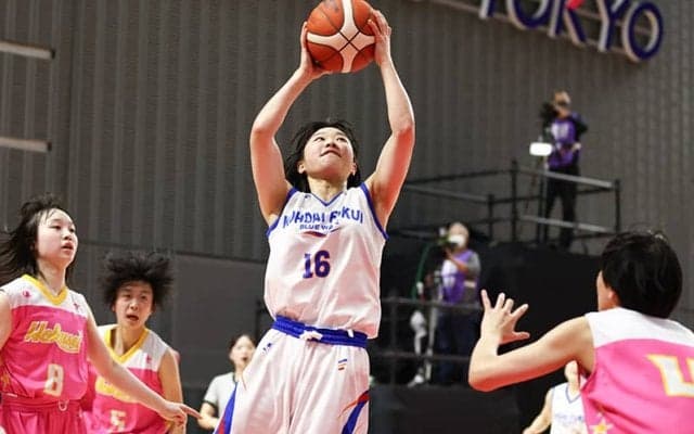福井工大福井がウインターカップ初出場初勝利…創部2年目の“下級生軍団”111得点と躍動