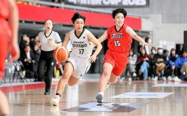 バスケのウインターカップ　女子・倉敷翠松が接戦制し3回戦へ　岡山