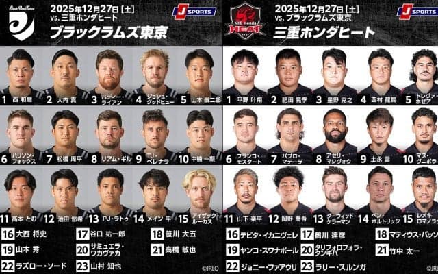 佐賀県に縁あるリコーブラックラムズ東京のホストゲーム。 三重ホンダヒートとの戦いで初勝利を目指す。