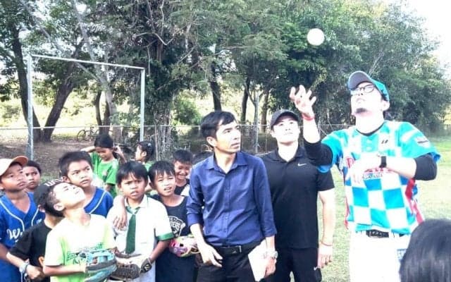 世界初“日本プロ球団”がカンボジアに野球アカデミー　元ロッテ投手が育成システム監修