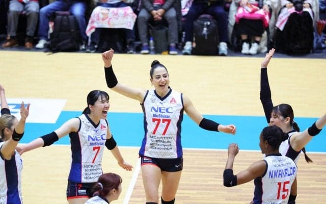 SVリーグ女子　NEC川崎が姫路に連勝、大阪MVはPFUと1勝1敗