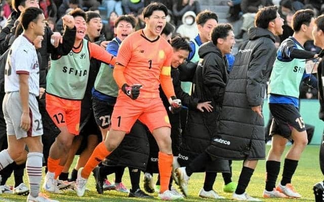興国がベスト16入り 浜松開誠館をPK戦で破る　全国高校サッカー