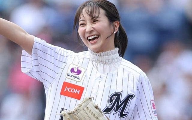 野球ファンお馴染み美女が挙式報告　-8kg→+2kgの“激変”も…白ドレスで笑顔「可愛すぎます」