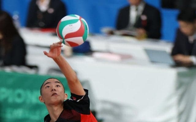 川内商工の大型ルーキー田中洸「ムードをつくれた」と上々の春高デビュー