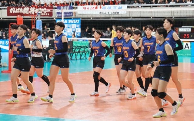 春高バレー　西彼杵、井上博明前監督の弔いならず　悔しい初戦敗戦も田中心主将「次につなげるしかない」