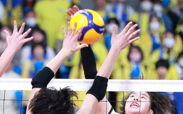 氷上、安定の守りで持ち味発揮も粘り及ばず　高さに苦戦しストレート負け　春高バレー